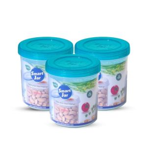 Appollo Smart Jar Small (Pack Of 3)-Light Blue