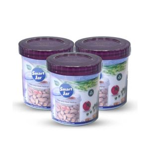 Appollo Smart Jar Medium (Pack Of 3) -Purple