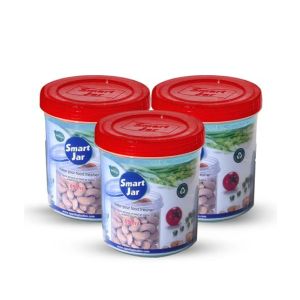 Appollo Smart Jar Small (Pack Of 3)-Red