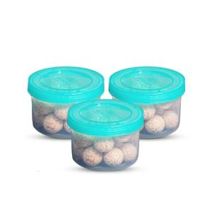 Appollo Smart Mini Jar Large (Pack Of 3)-Light Blue