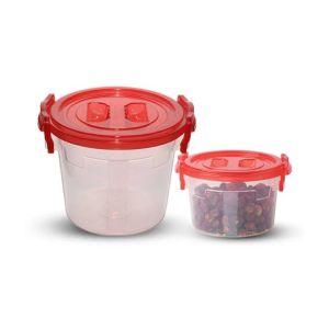 Appollo Handy Container Junior (Pack Of 2)-Red