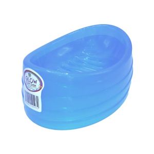 Appollo Glow Bath Soap Dish (Pack Of 2)-Blue