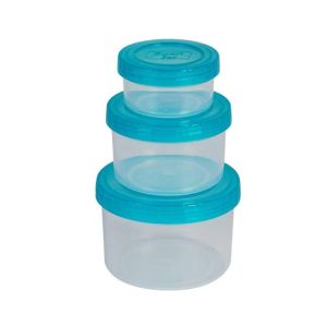 Appollo Smart Mini Jar (Pack Of 3)-Light Blue