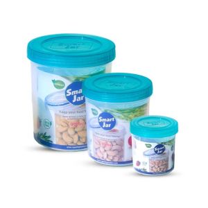 Appollo Smart Jar (Pack Of 3)-Light Blue