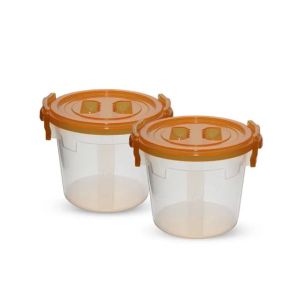 Appollo Handy Junior Food Storage Container (Pack Of 2)-Brown