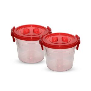 Appollo Handy Junior Food Storage Container (Pack Of 2)-Red