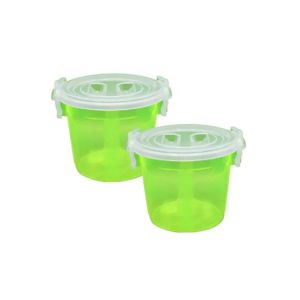 Appollo Handy Food Storage Container Small (Pack Of 2)-Green