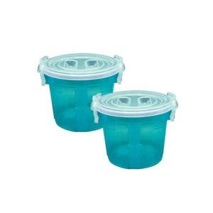 Appollo Handy Food Storage Container Small (Pack Of 2)-Light Blue