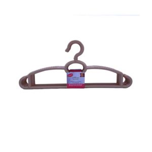 Appollo Premio Clothes Hanger (Pack Of 6)-Brown