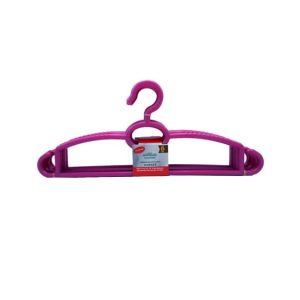 Appollo Premio Clothes Hanger (Pack Of 6)-Pink