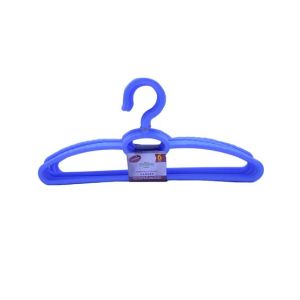 Appollo Premio Clothes Hanger (Pack Of 6)-Blue