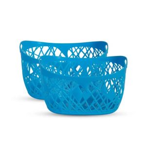 Appollo Grace Basket M-4 (Pack Of 2)-Blue