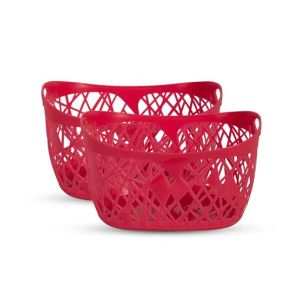 Appollo Grace Basket M-4 (Pack Of 2)-Pink