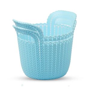 Appollo Grace Basket M-3 (Pack Of 2)-Blue