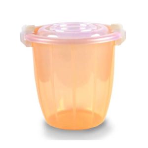 Appollo Opal Food Storage Transparent Container Small-Peach