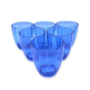 Appollo Real Acrylic Glass M-2 (Pack Of 6)-Blue