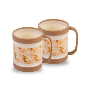 Appollo Alpha Mug (Pack Of 2)-Brown