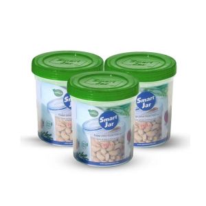 Appollo Smart Jar Large (Pack Of 3)-Olive