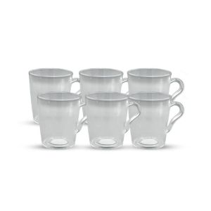 Appollo Party Acrylic Mug (Pack Of 6)-Natural