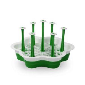 Appollo Victoria Glass Stand-Dark Green