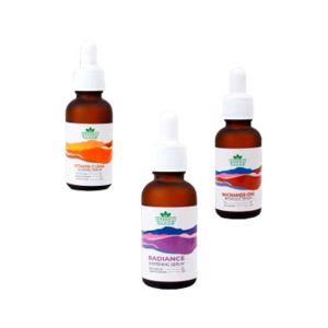 Organic Bloom Bundle Of Brightening Serums