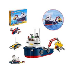 Decool Architect Ocean Ship and Aircraft Building Blocks (3112)