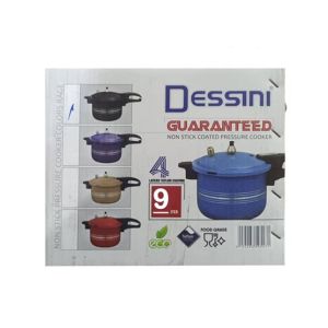 Dessini Non Stick Pressure Cooker 9 Ltr