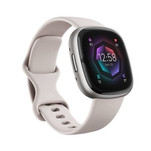 Fitbit Sense 2 Smartwatch Lunar White