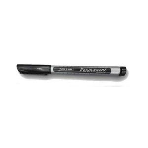 Dollar Permanent Chisel Marker - Black