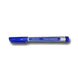 Dollar Permanent Chisel Marker - Blue