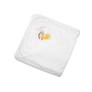 Komfy Embroided Baby Swaddle White (NBA126)