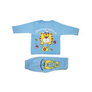 Komfy Printed Baba Suit Blue (NBB048)