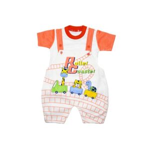 Komfy Roller Coaster Printed Unisex Romper For Kid's (NBN111)