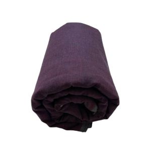 HS Mart Gray Dai Kamalia Khaddar Fabric - Purple