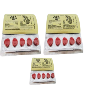 Health Hub India Black Cobra Delay Tablet For Men - 125mg 15 Tablets