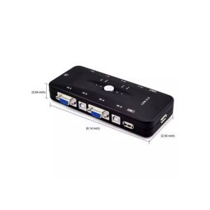 ShopEasy KVM 4 Port USB Switch Box Adapter