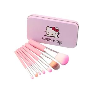 ShopEasy Mini Hello Kitty Makeup Brush Kit - 7Pcs