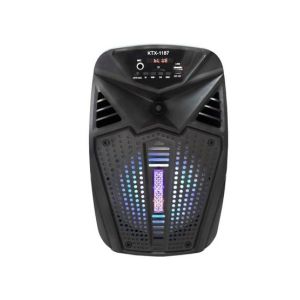 ShopEasy 6.5" Portable Bluetooth Speaker Black (KTX-1187)