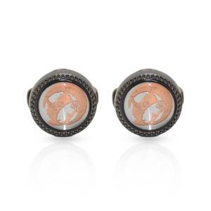 Cufflers Vintage Classic Black Circle - (1029)