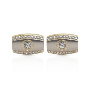 Cufflers Classic Gold Cylinder Cufflinks - (0017)