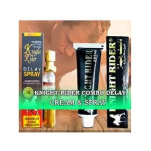 Health Hub Knight Rider Combo Pack Timing Delay Spray Cream