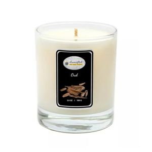 Aromaflick Oud Soy Glass Candle 100 Gram