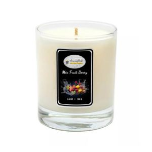 Aromaflick Mix Fruit Berry Soy Glass Candle 100 Gram