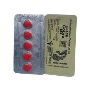 Health Care Black Cobra 125 Tablet For Men 125mg