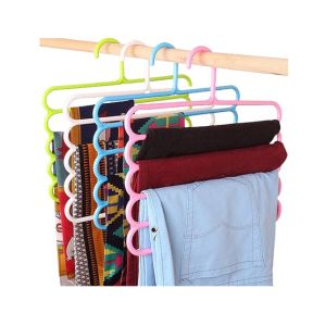 Promax Plastic 5 Layers Hangers For Clothes