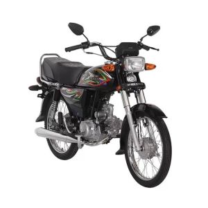 Super Power SP 70 Sports Edition Self Start &amp; Alloy Rims - 2024 Model-Black-2024 Registration