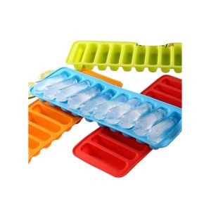 Genshirts Silicone Ice Cube Stick Tray