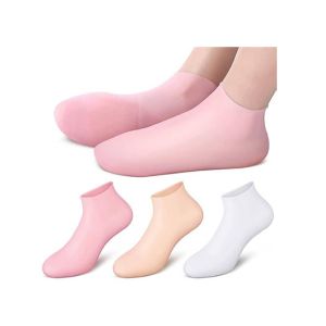 Genshirts Silicone Moisturizing Gel Heel Socks - Pair