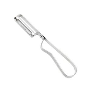 Genshirts Stainless Steel Peeler For Fruits and Vegetables Silver