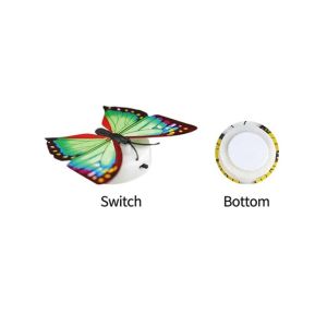 Genshirts LED Butterfly Night Light - 4Pcs